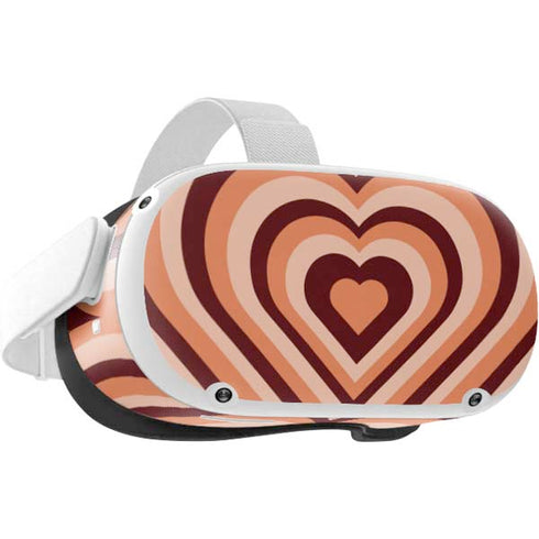 Autumn Heart Pattern Oculus Quest 2 Skin